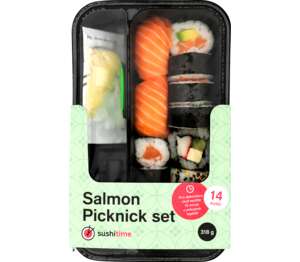 Sushi set losos picknick