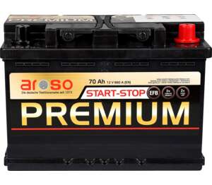 AROSO Autobaterie EFB 70Ah/660A AROSO Autobaterie EFB 70Ah/660A