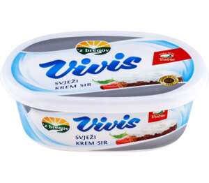 Vivis svježi krem sir Classic
MPC 2.5.2025=1,99€ Vivis svježi krem sir Classic
MPC 2.5.2025=1,99€
