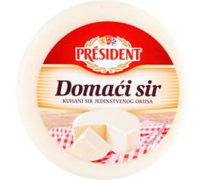President Domaći sir obični ili dimljeni
MPC 2.5.2025=5,49€ President Domaći sir obični ili dimljeni
MPC 2.5.2025=5,49€