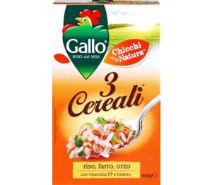 Riso Gallo Riža 3 vrste zrna
MPC 2.5.2025=4,49€ Riso Gallo Riža 3 vrste zrna
MPC 2.5.2025=4,49€