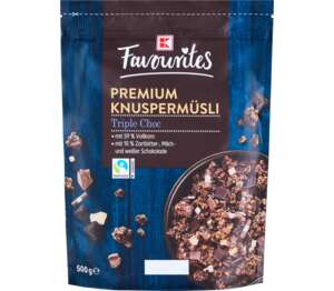 K-Favourites Gourmet müsli triple choco
MPC 2.5.2025=3,75€