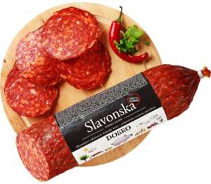 DOBRO Slavonska salama
MPC 2.5.2025=12,9€ DOBRO Slavonska salama
MPC 2.5.2025=12,9€
