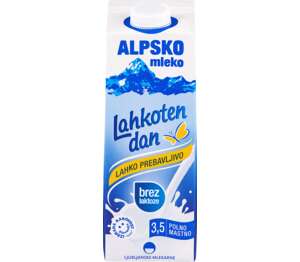 Alpsko mlijeko mlijeko bez laktoze
MPC 2.5.2025=2,19€