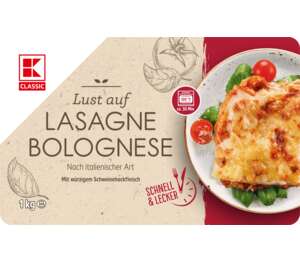 K- Classic Lazanje Bolognese
MPC 2.5.2025=5,29€