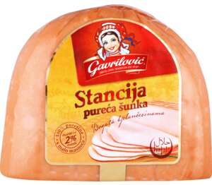 Gavrilović Pureća šunka Stancija
MPC 2.5.2025=13,9€ Gavrilović Pureća šunka Stancija
MPC 2.5.2025=13,9€