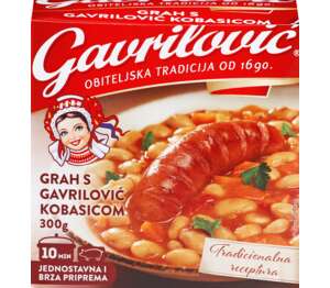 Gavrilović Grah s kobasicom
MPC 2.5.2025=3,35€