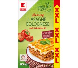 K- Classic Lazanje Bolognese
MPC 2.5.2025=3,98€