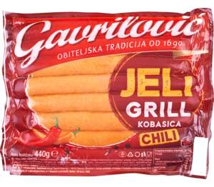 Gavrilović Jeli Chilli kobasica
MPC 2.5.2025=3,19€