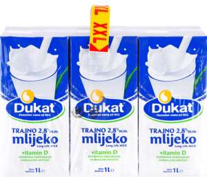 Dukat Trajno mlijeko, 2,8% m.m.
MPC 4.7.2025=4,99€