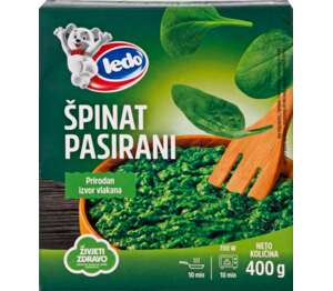 Ledo Špinat žuta smrznuto
MPC 2.5.2025=1,99€