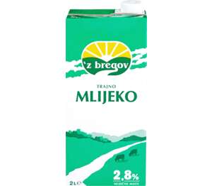 Z bregov Trajno mlijeko
MPC 2.5.2025=2,04€ Z bregov Trajno mlijeko
MPC 2.5.2025=2,04€