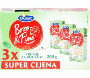 Dukat Brzo&fino vrhnje za kuhanje
MPC 2.5.2025=3,99€