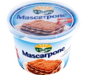 `z bregov Mascarpone, svježi sir
MPC 2.5.2025=6,29€
