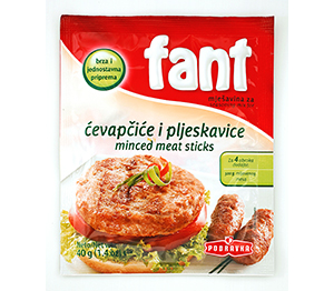 Fant Za pljeskavicu i ćevape 40g
MPC 2.5.2025=1,39€