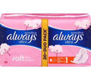 Always Higijenski ulošci
MPC 2.5.2025=3,45€