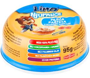 Lino Pileća pašteta
MPC 2.5.2025=1,29€