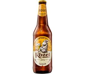 Kozel Piwo jasne 4,6%, 3,5% alk.
ciemne 3,8% alk. lub 0% alk.