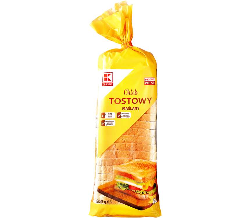 K-Classic Chleb tostowy maślany 500 g