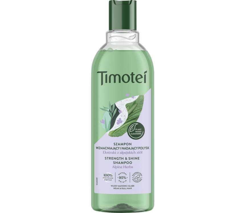 Timotei Szampon do włosów moc i blask 400 ml