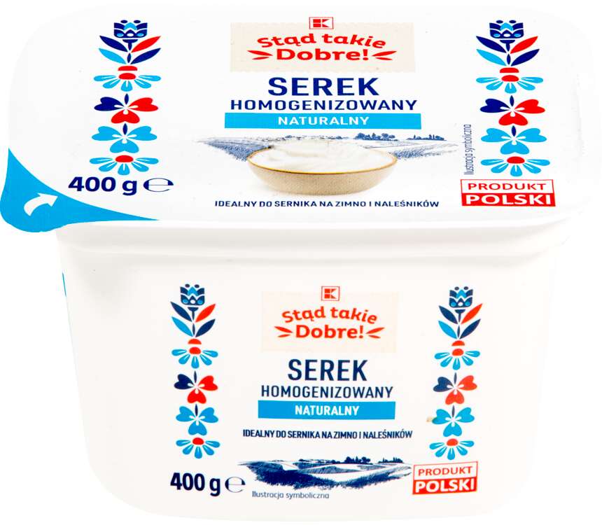 K-Classic Serek homogenizowany naturalny 400 g