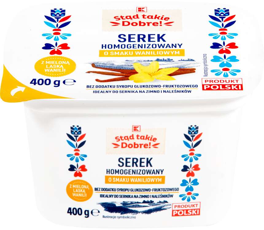 K-Classic Serek homogenizowany waniliowy 400 g