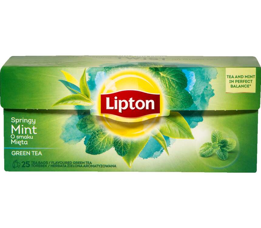 Lipton Herbata zielona miętowa 25x1,3 g kaufland.pl