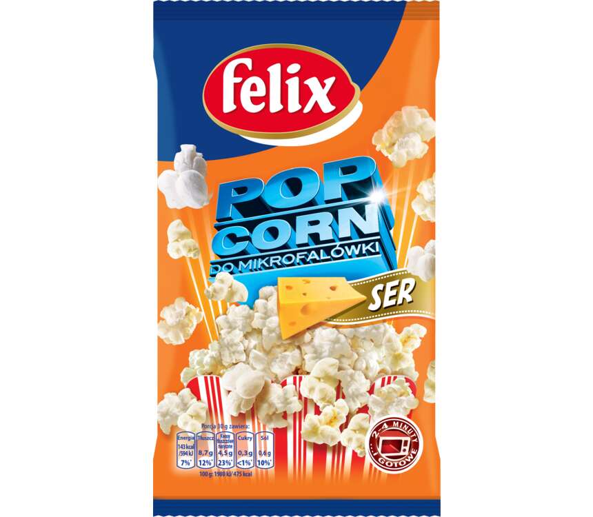 Felix Popcorn ser do mikrofalówki 90 g kaufland.pl