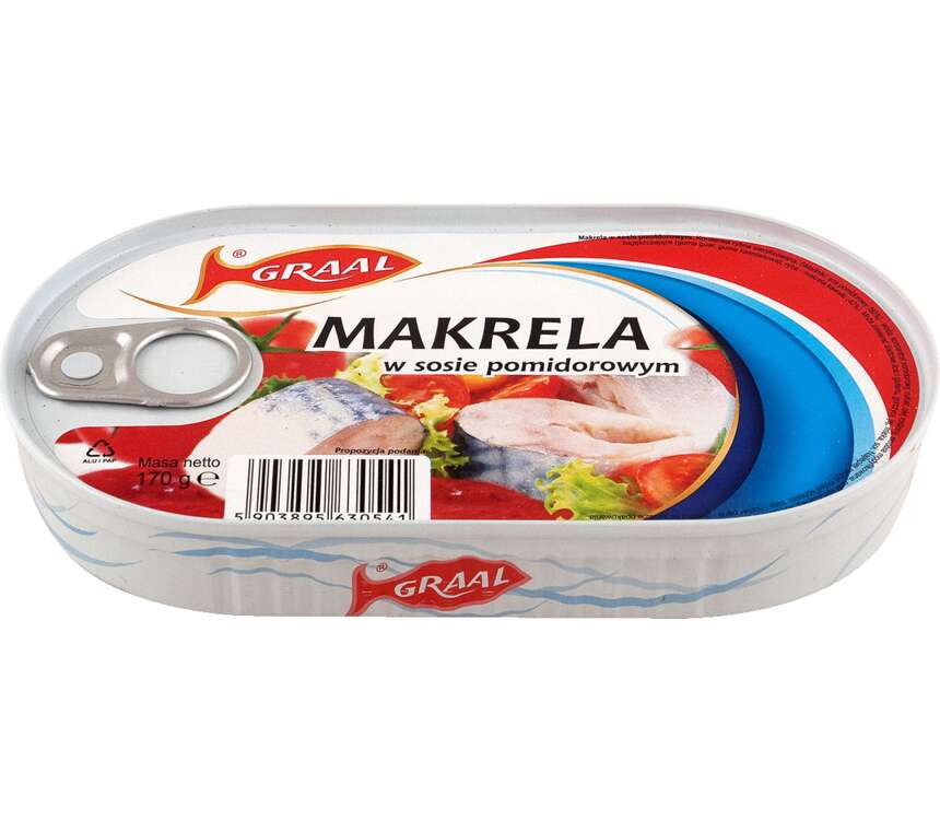 Graal Makrela w sosie pomidorowym 170 g kaufland.pl