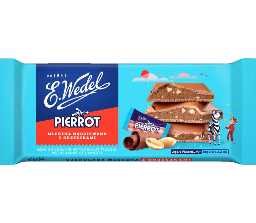 E. Wedel Czekolada mleczna Pierrot 100 g