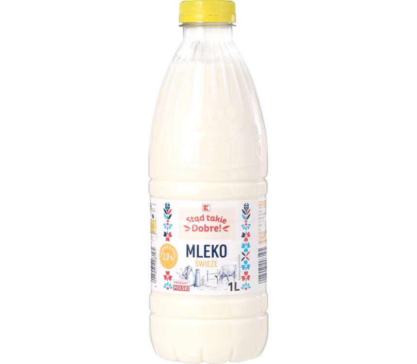 K-Classic Mleko świeże tł. 2% 1 L