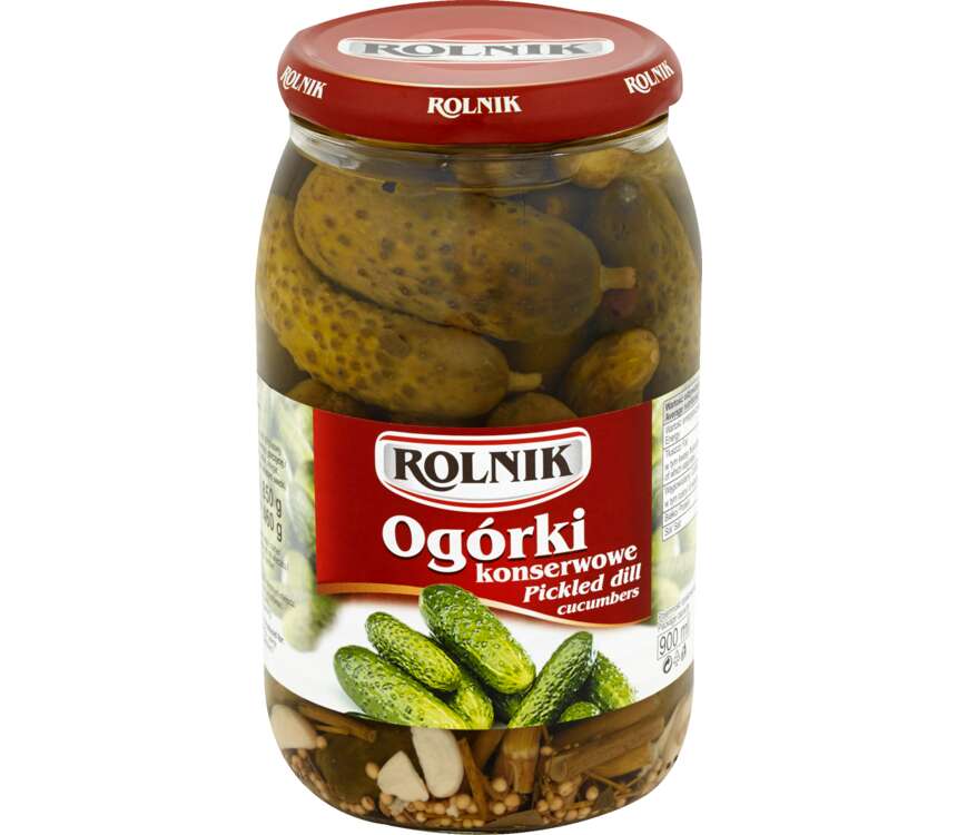 Rolnik Ogórki konserwowe  460/850g kaufland.pl