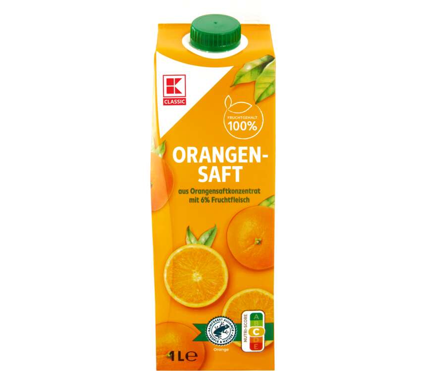 K-Classic Sok pomarańczowy z cząs. 1 L