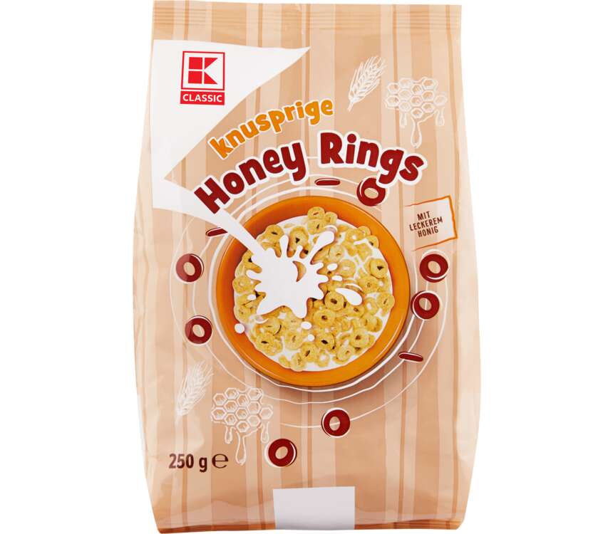 K-Classic Miodowe kółeczka Honey Rings 250 g
