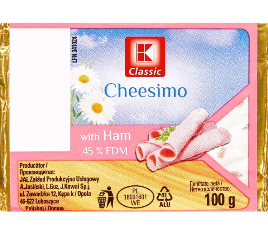 K-Classic Ser topiony z szynką 100 g