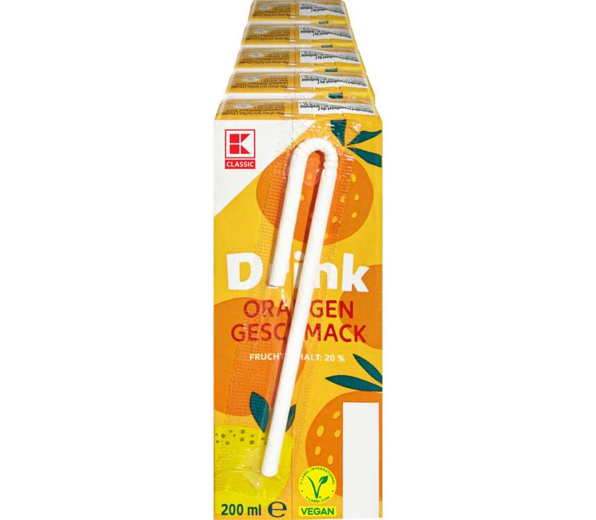 K-Classic Napój niegazowany pomarańczowy 5x0,2 L