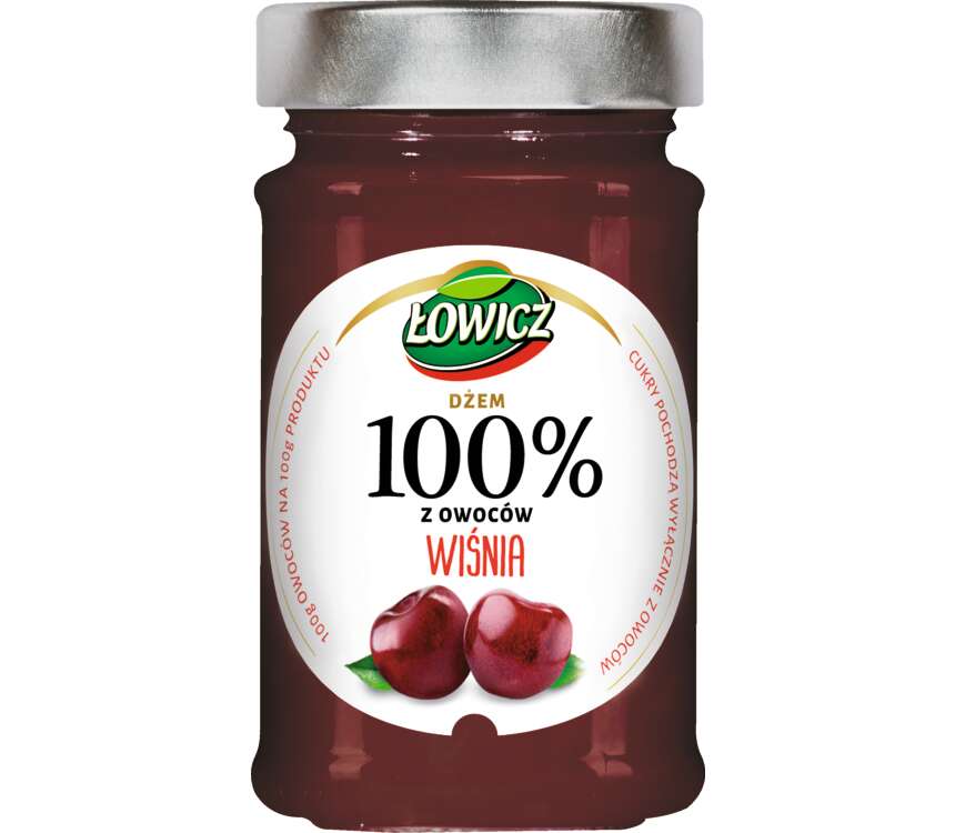 Łowicz 100% z owoców wiśnia 220 g kaufland.pl