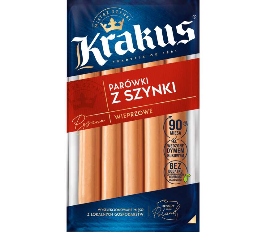 Krakus Parówki z szynki 200 g kaufland.pl