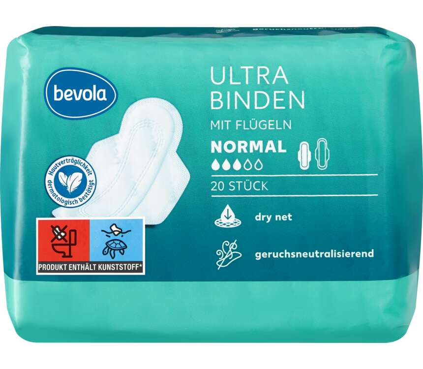 Bevola Ultra Normal ze skrzydełkami 20 szt.