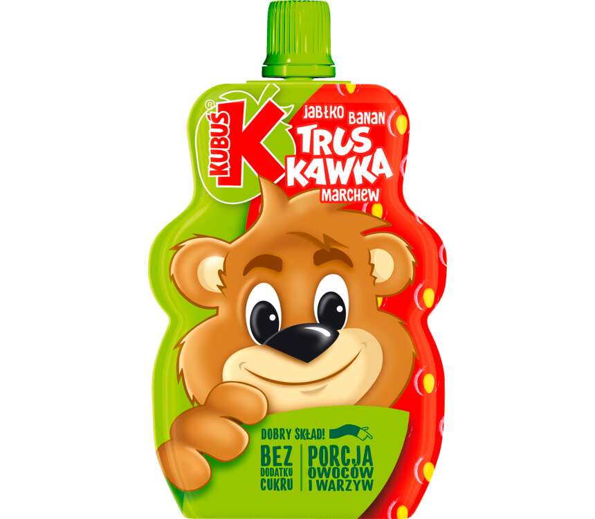 Kubuś mus 100% truskawka 100g kaufland.pl