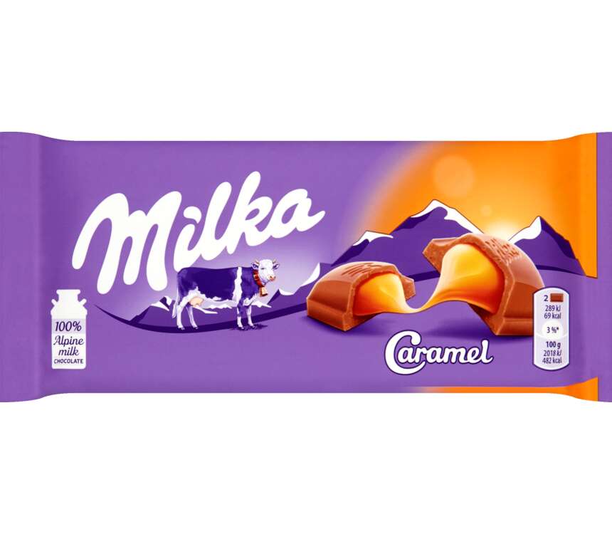 Milka Czekolada karmelowa  100 g kaufland.pl