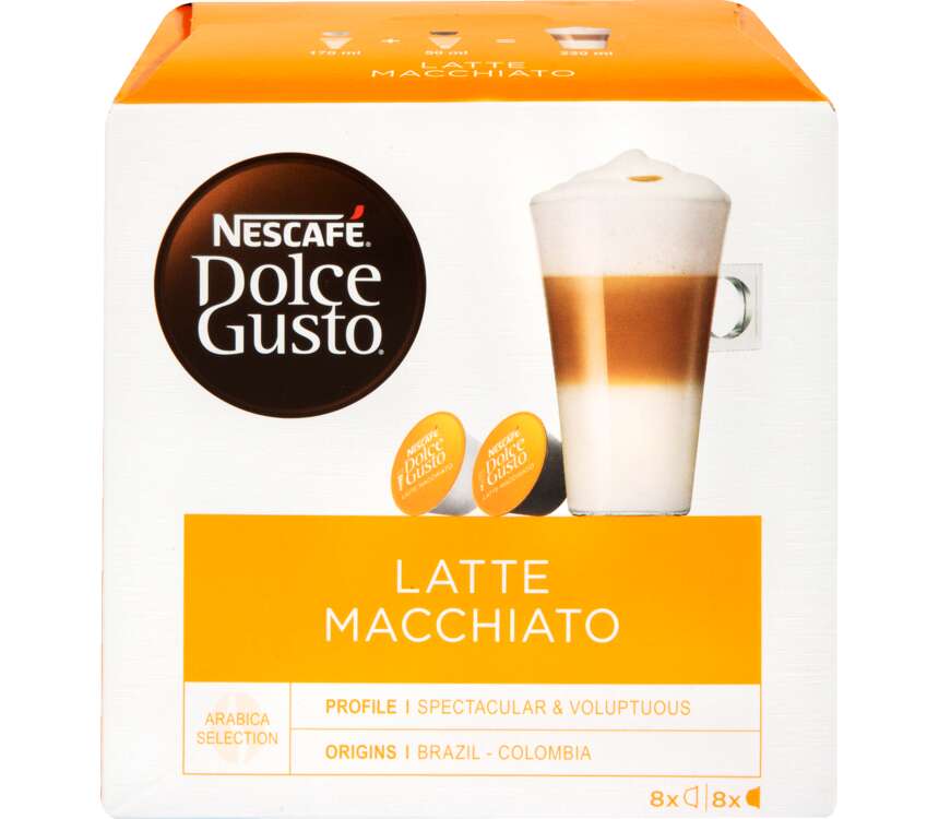 Nescafe Dolce Gusto Kapsułki z kawą Latte Macciato 550g kaufland.pl