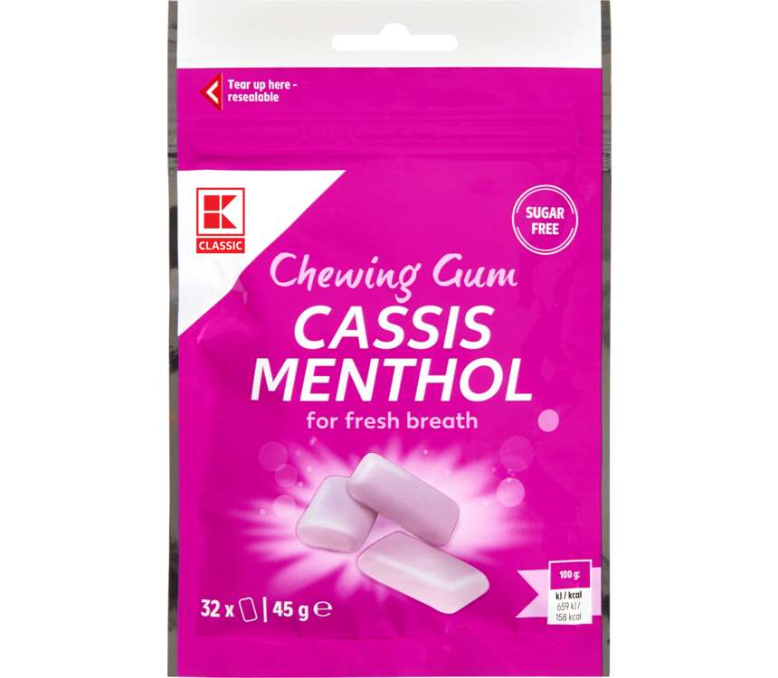 K-Classic Gumy do żucia porzeczkowe 45 g