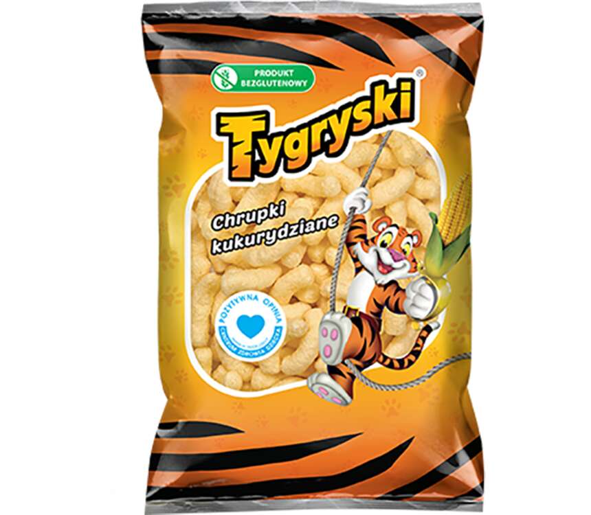 Tygryski Chrupki kukurydziane  100 g kaufland.pl