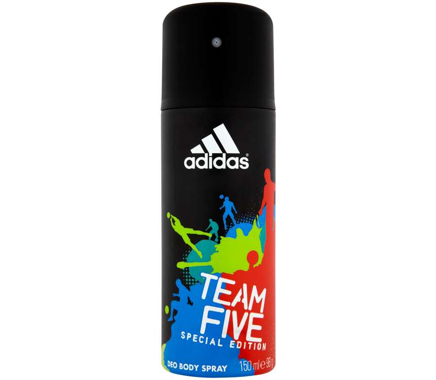 Adidas Dezodorant męski spray, Team Five 150 ml