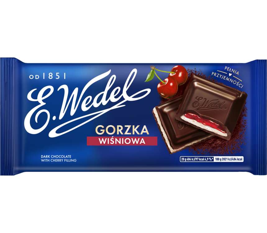 E. Wedel Czekolada gorzka wiśniowa 100 g kaufland.pl