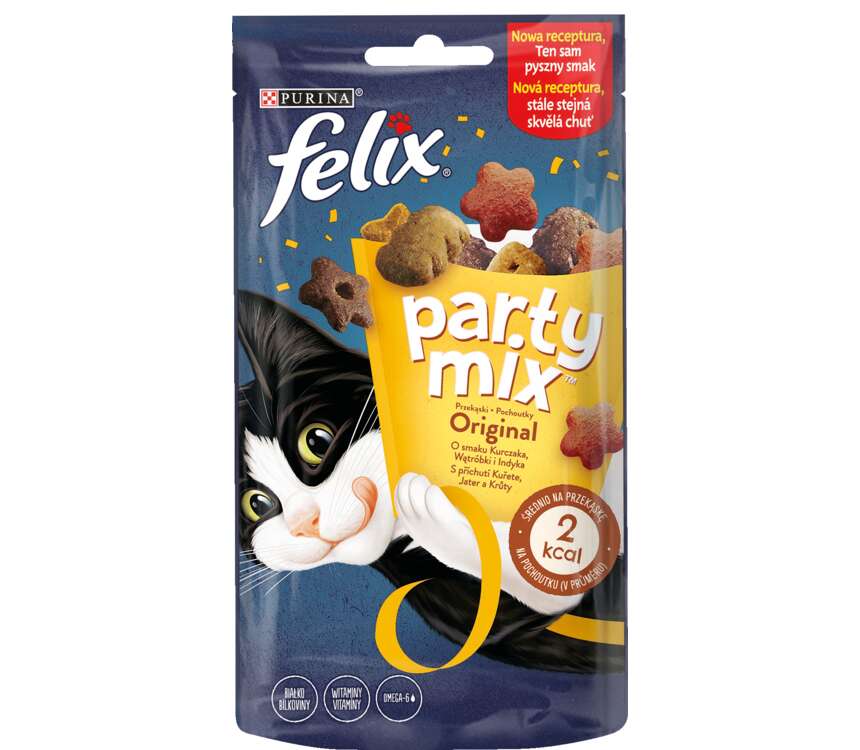 Felix Party Mix Przysmak dla kotów original mix 60 g kaufland.pl