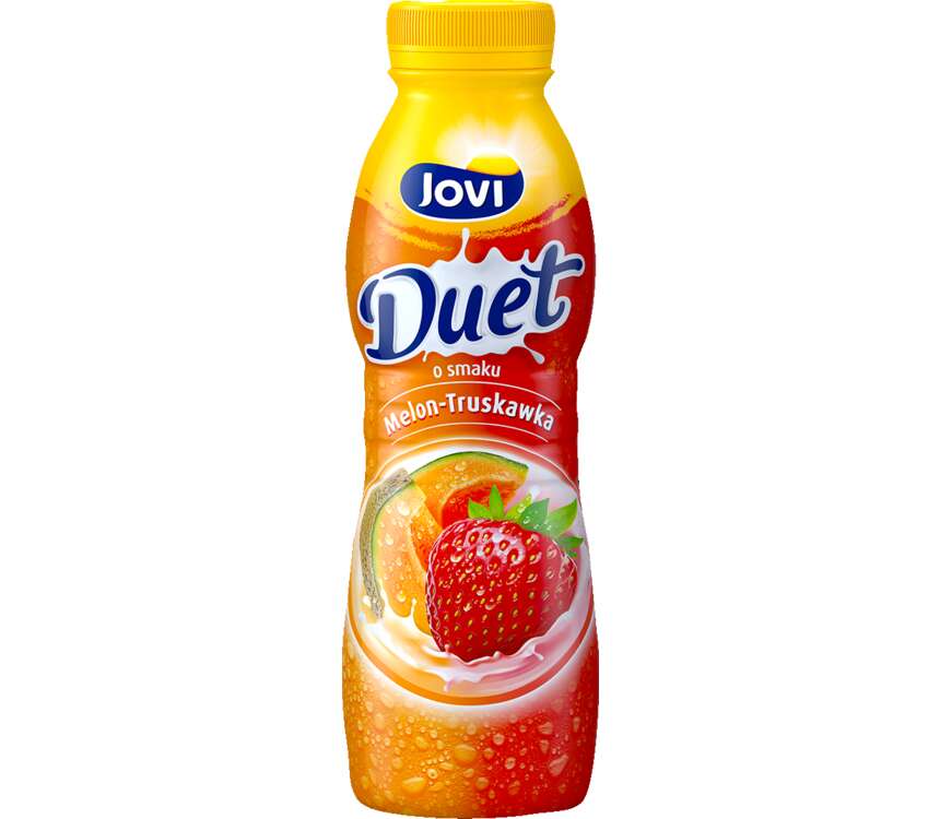 Jovi Duet Napój jogurtowy melon-truskawka 350 g