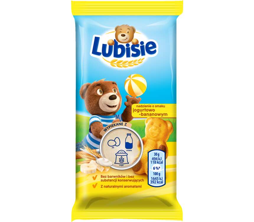 Petitki Lubisie Ciastko biszkoptowe bananowe 30 g kaufland.pl