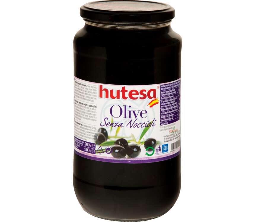 Hutesa Oliwki czarne bez pestek 400/900g
